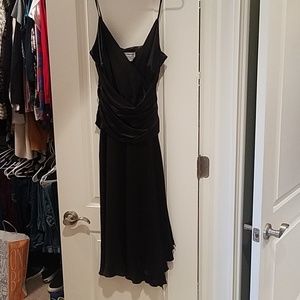 Silky Black Dress
